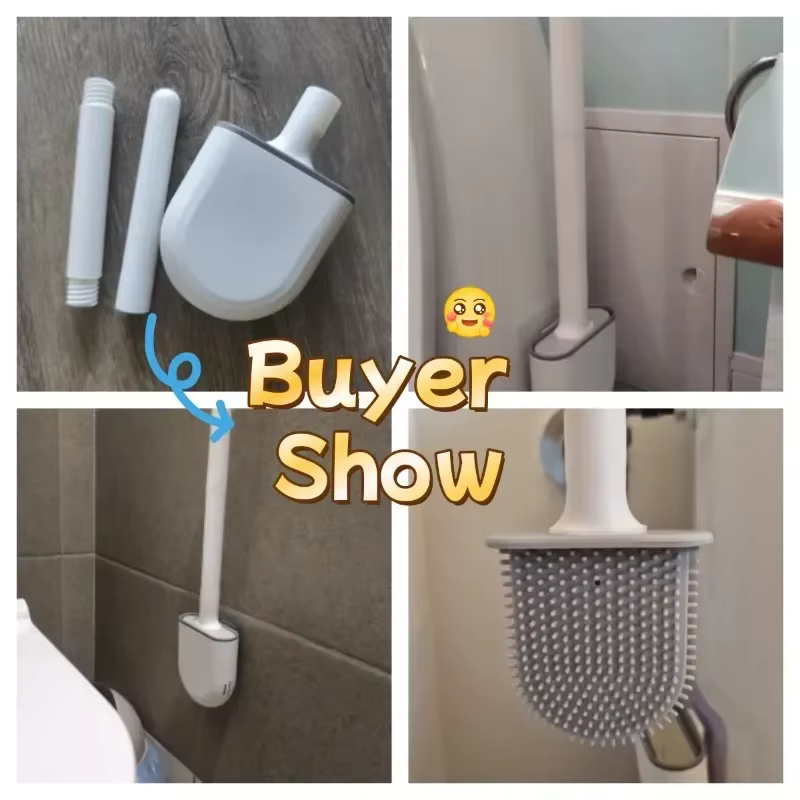 Brosse de Toilette Flexible en Silicone pour HOBooks