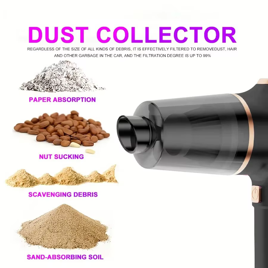 Aspirateur sans fil double usage pour maison et voiture
