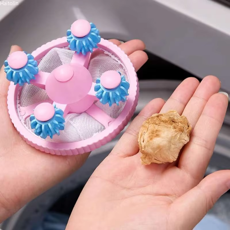 Sac filtrant réutilisable pour lave-linge