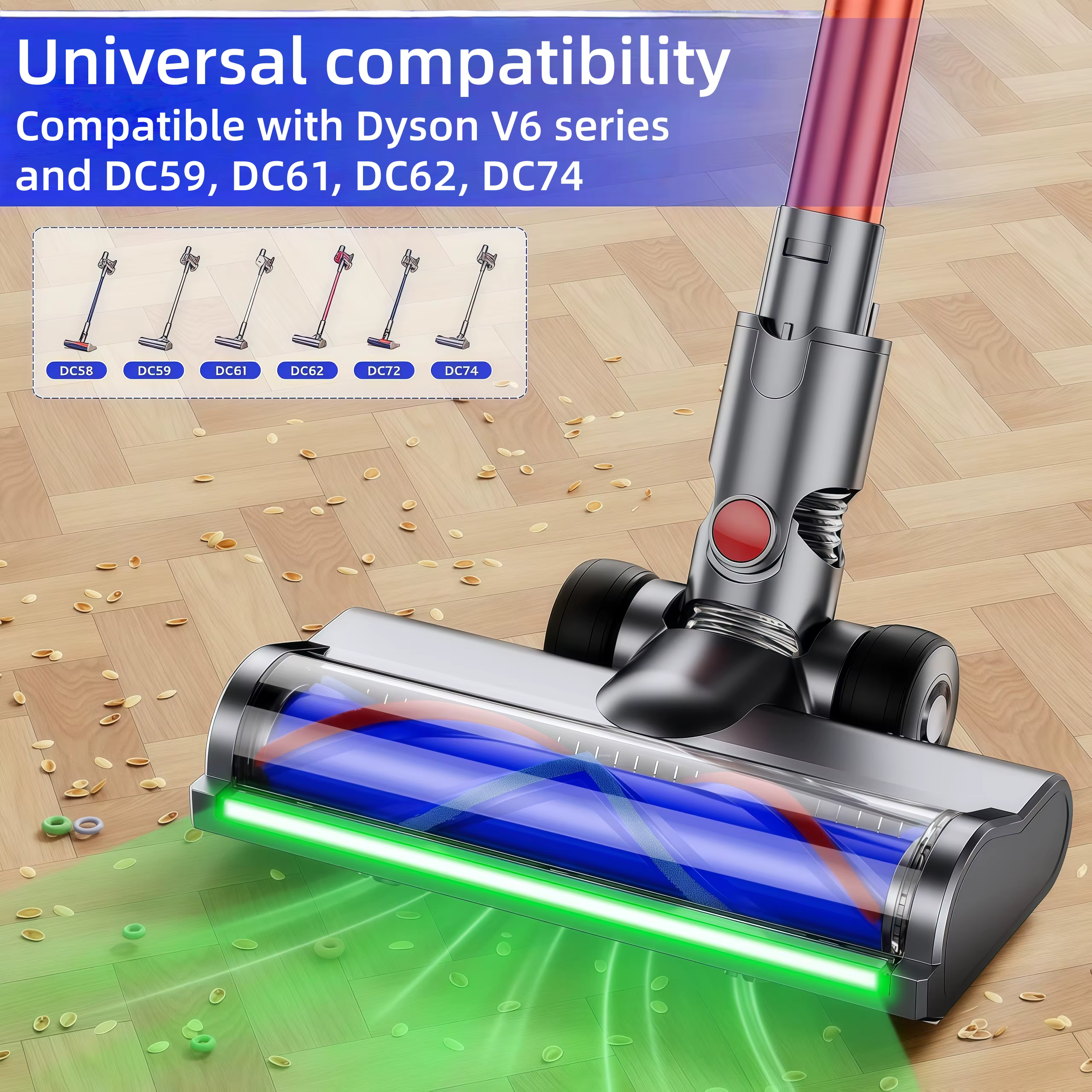 Tête d'aspirateur V6 DC58 59 61 62 pour aspirateur Dyson