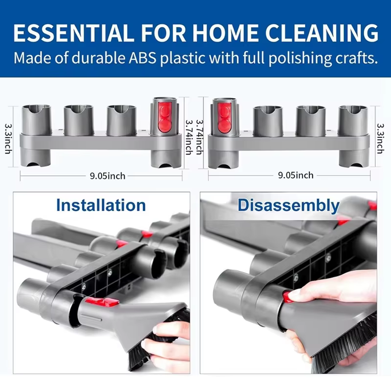 Organisateur d'accessoires muraux pour aspirateur Dyson V7/V8/V10/V11/V12/V15