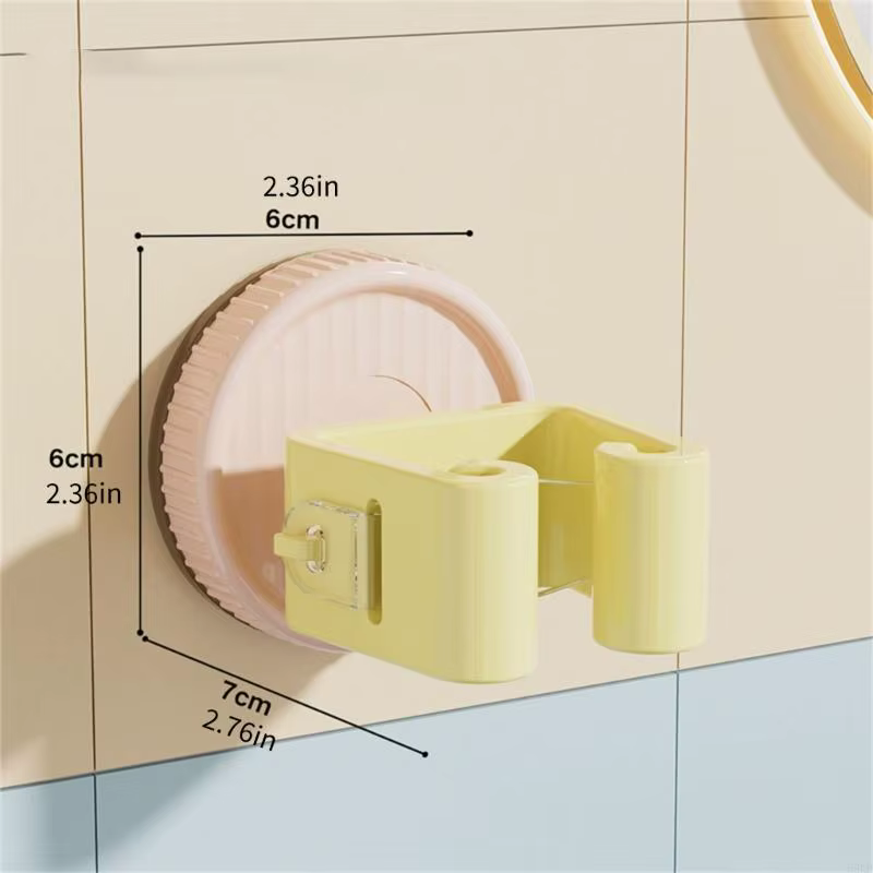 Supports vadrouille muraux avec ventouses, 2 pièces, pour le nettoyage des ustensiles, balais, vadrouilles 55KF