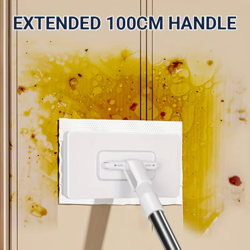 Vadrouille plate compatible avec chiffons de nettoyage standard pour cuisine