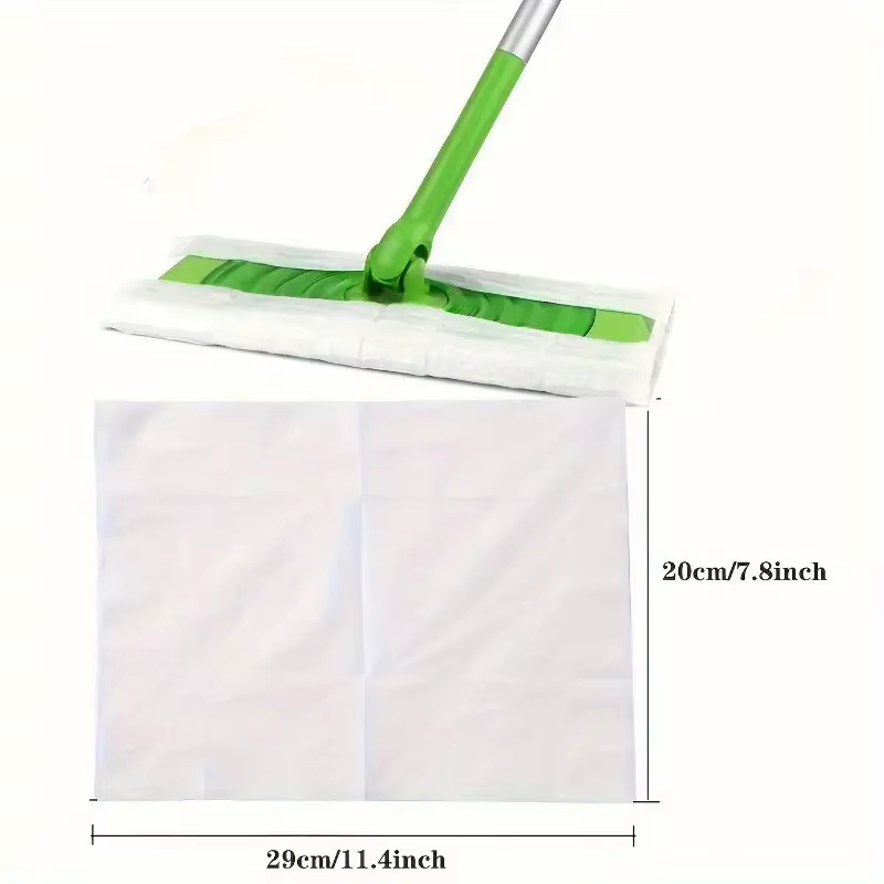 Chiffons de sol électrostatiques jetables en microfibre