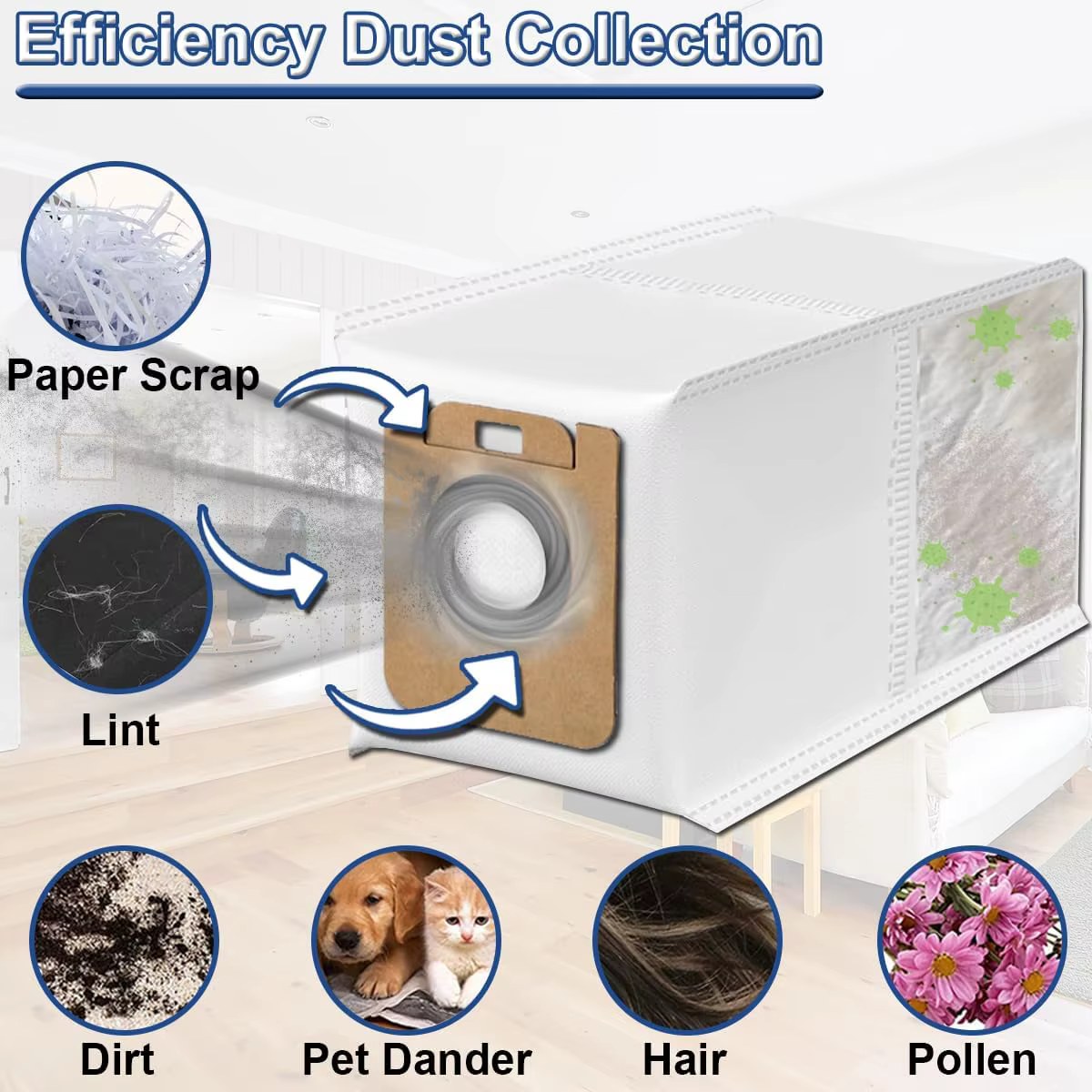 Sacs pour aspirateur robot Dreame Z10 Pro / L10 Plus / D10