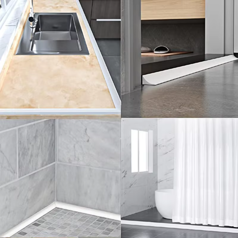Bande d'arrêt d'eau barrière salle de bains cuisine plancher de retenue