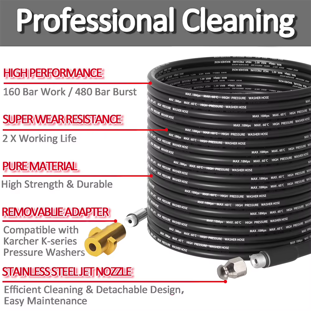 Nettoyeur de tuyaux pour Karcher