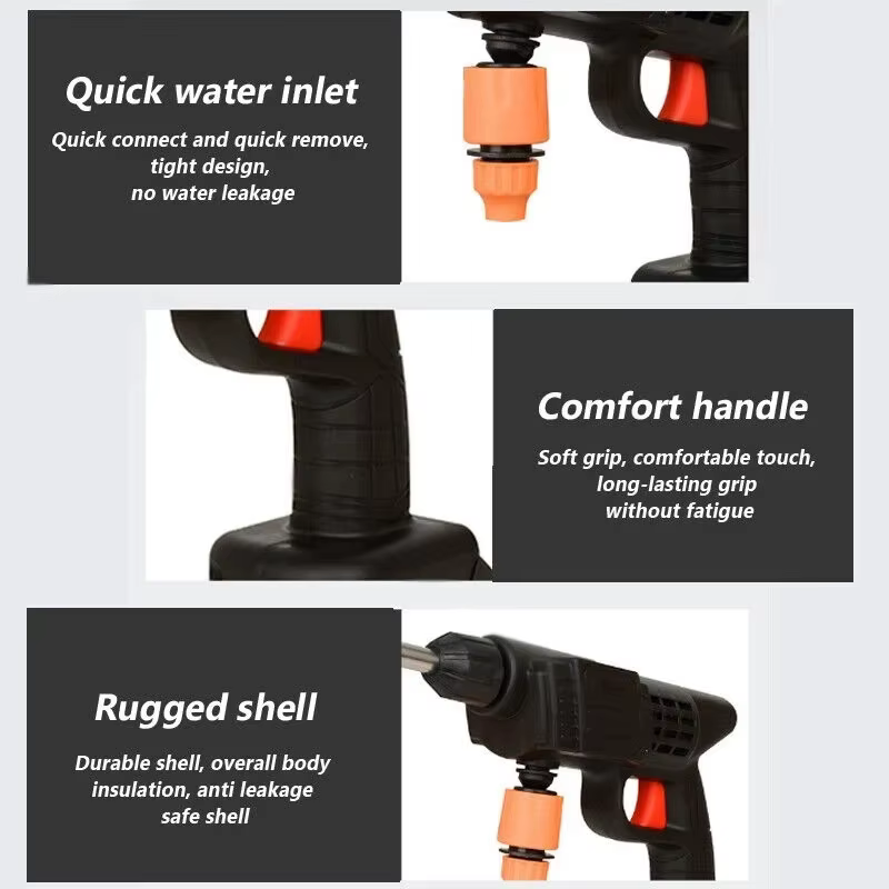 Nouveau pistolet de lavage de voiture sans fil haute pression