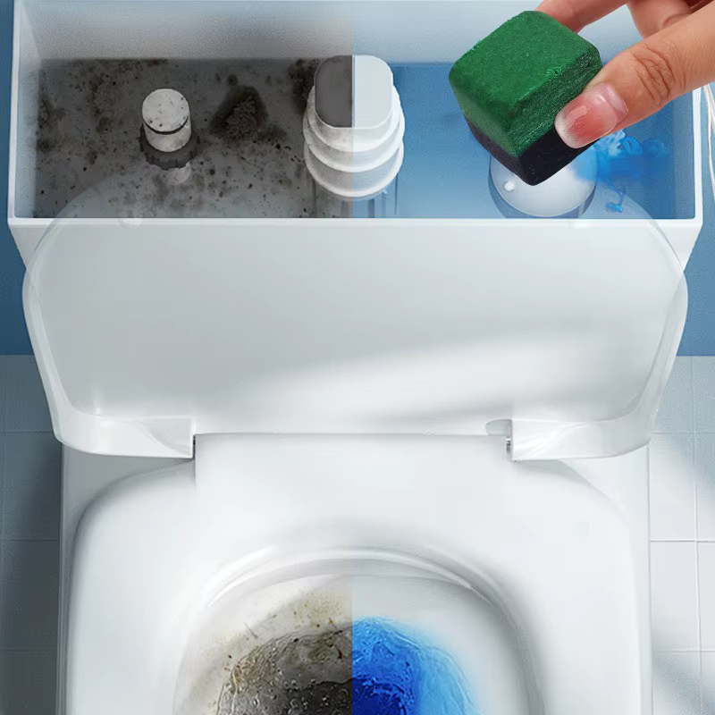Mini Cube grand nettoyeur de cuvette de toilette, facile à utiliser, détachant, éliminateur d'odeurs longue durée, bloc de nettoyage de cuvette de toilette de bain