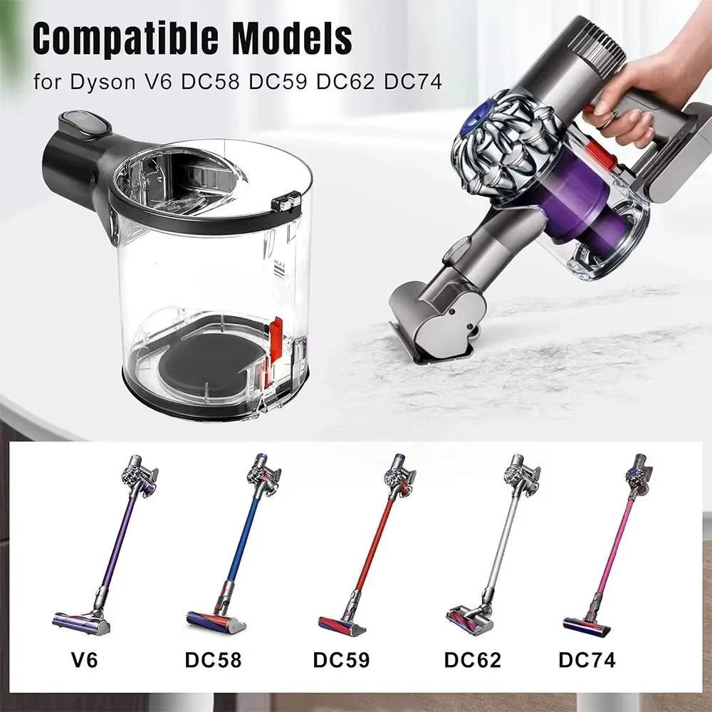 Poubelle pour aspirateur Dyson V6 DC58 DC61 DC59 DC62 SV03 HH08 SV07