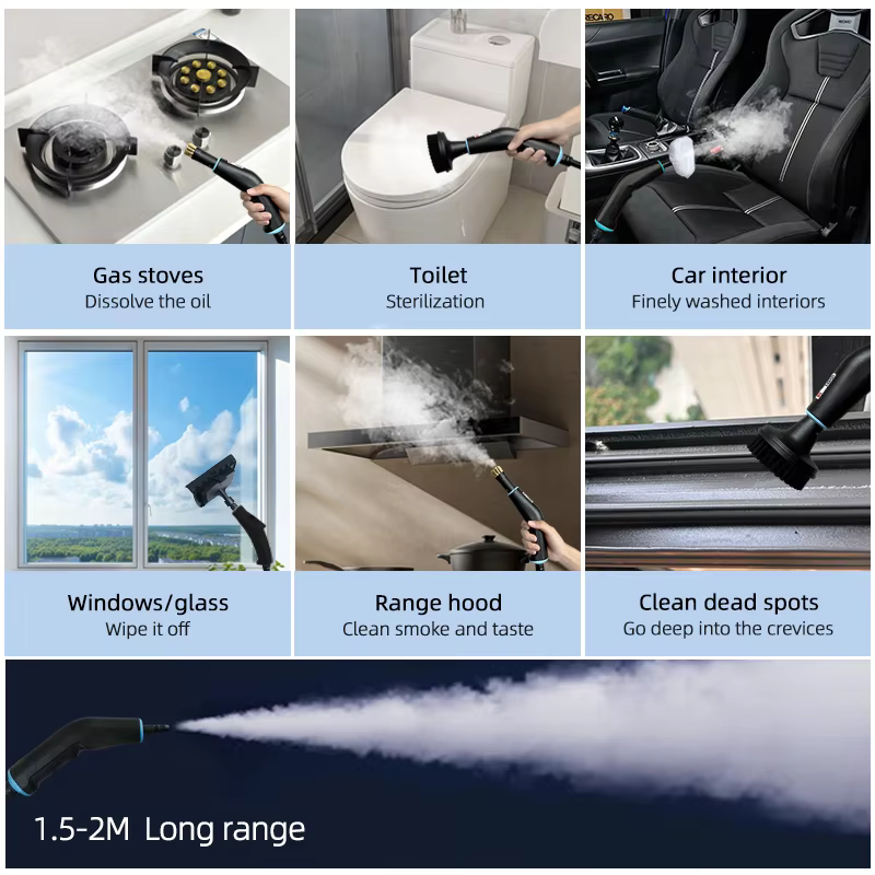 Nettoyeurs vapeur portatifs haute température 2500W pour climatiseurs