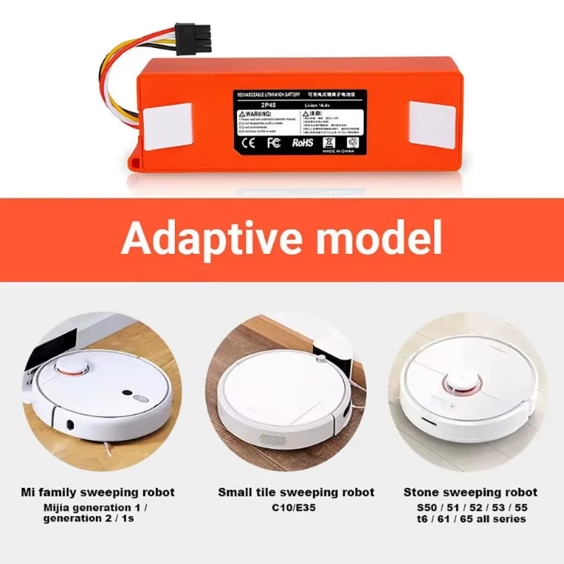 Batterie pour aspirateur robot Xiaomi Roborock S50 S51 S55 T65 S60 S65 S5 MAX S6
