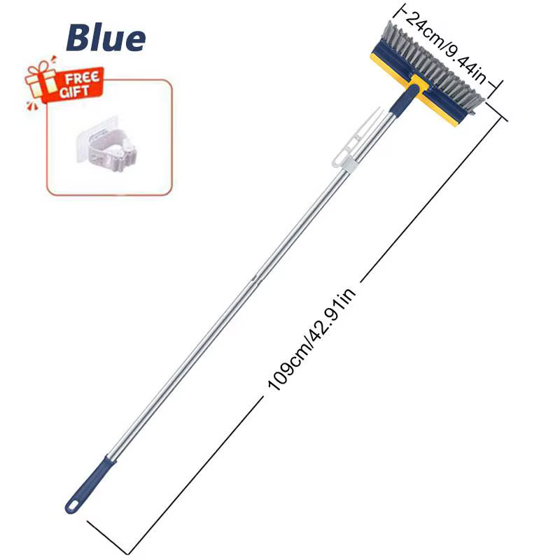 Brosse de nettoyage UNTIOR manche long 180 ° Serpillière rotative avec raclette
