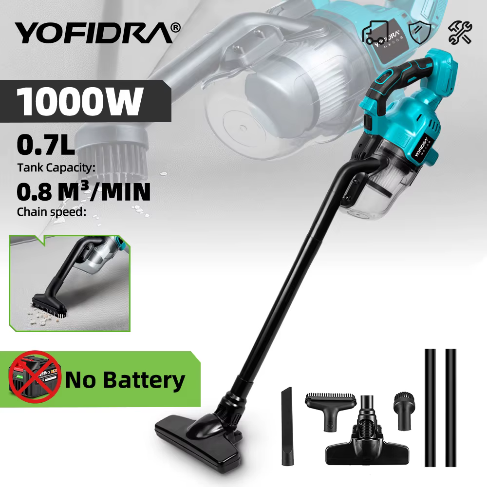 Makita – aspirateur électrique sans fil 1000W