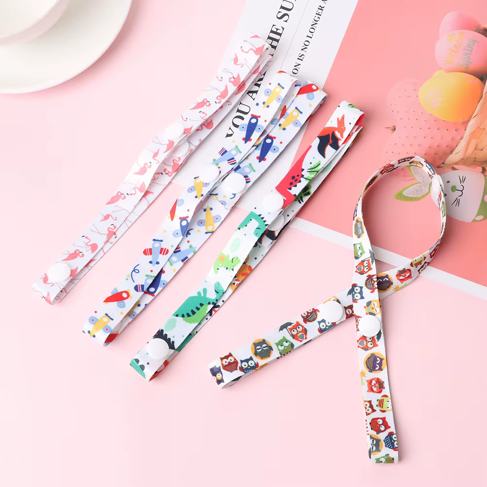 Accessoires de poussette pour bébé, support de ceinture Anti-chute, jouets, sangle de poussette, voiture fixe, chaîne de sucette pour enfant, 1 pièce