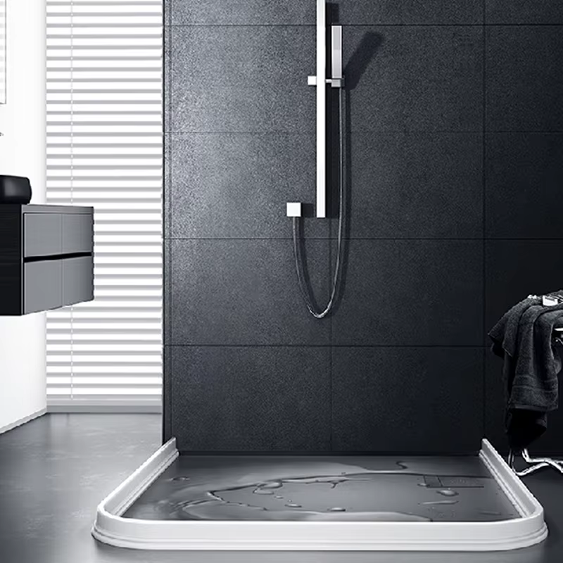 Bouchon de barrière de séparation sec et humide pour toilettes