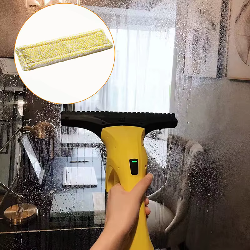 Pour Karcher WV2 WV5 aspirateur de fenêtre lavable vadrouille tissu pièces de rechange verre propre chiffons bande de caoutchouc essuyer nettoyeur de vitres