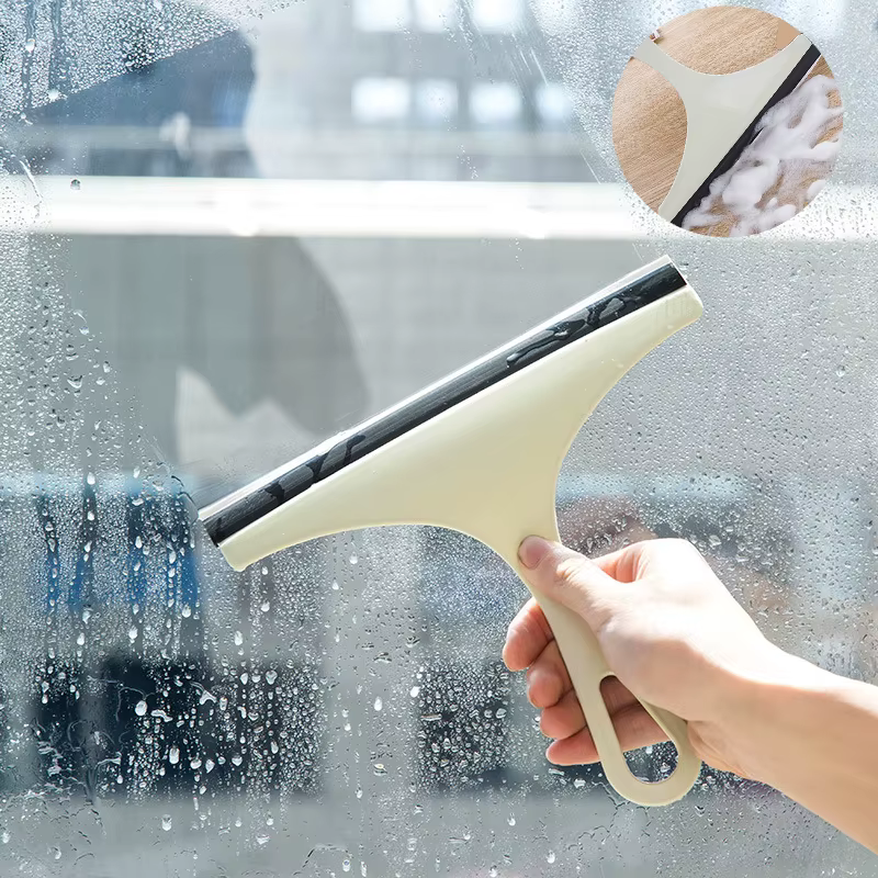 Raclette en caoutchouc pour vitres de voiture, nettoyeur de vitres, essuie-glace à eau, douche à domicile, grattoir à eau, écrans de verre de douche