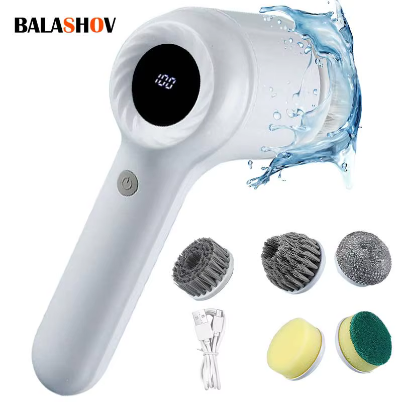 Brosse de nettoyage rotative électrique USB