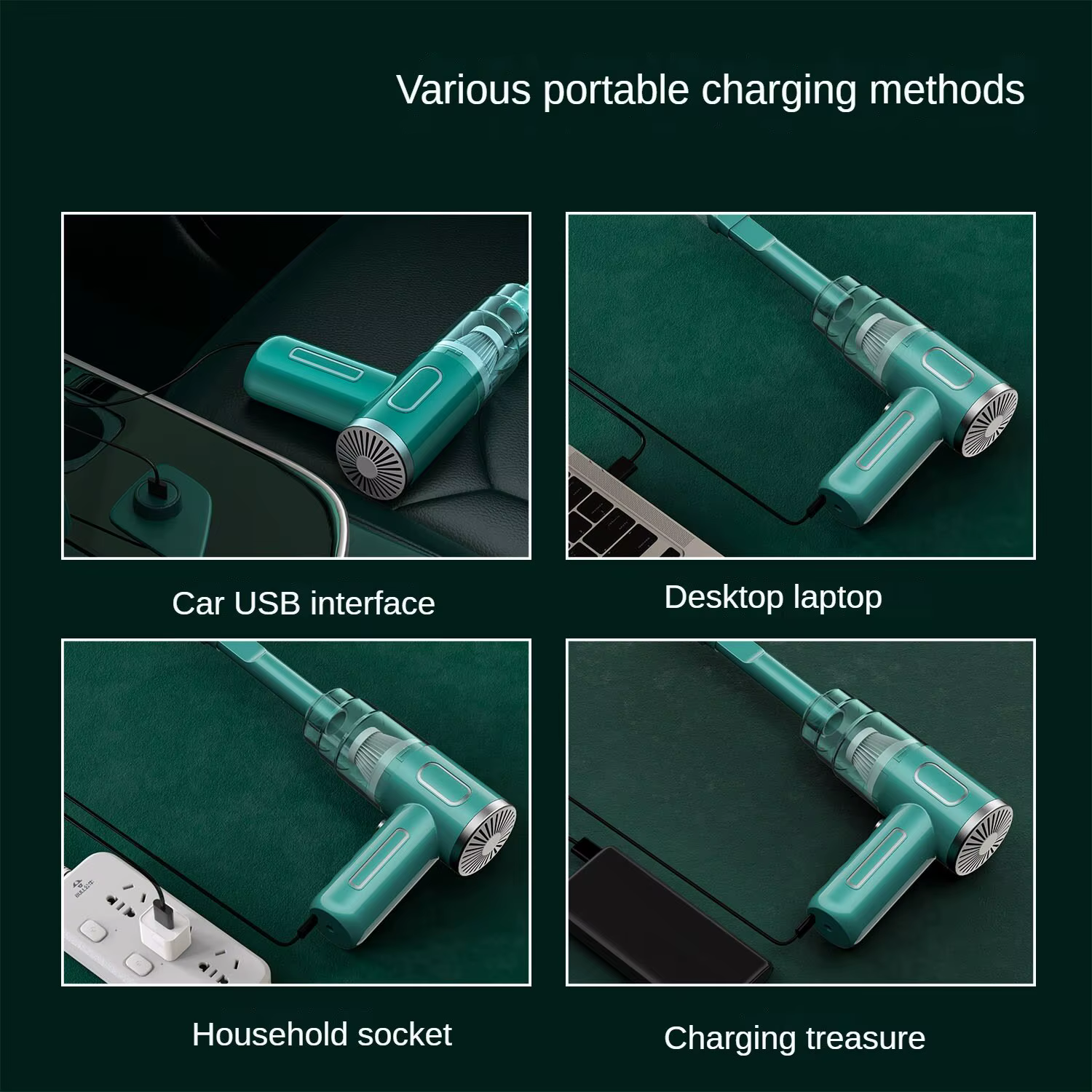 Aspirateur sans fil portable pour voiture