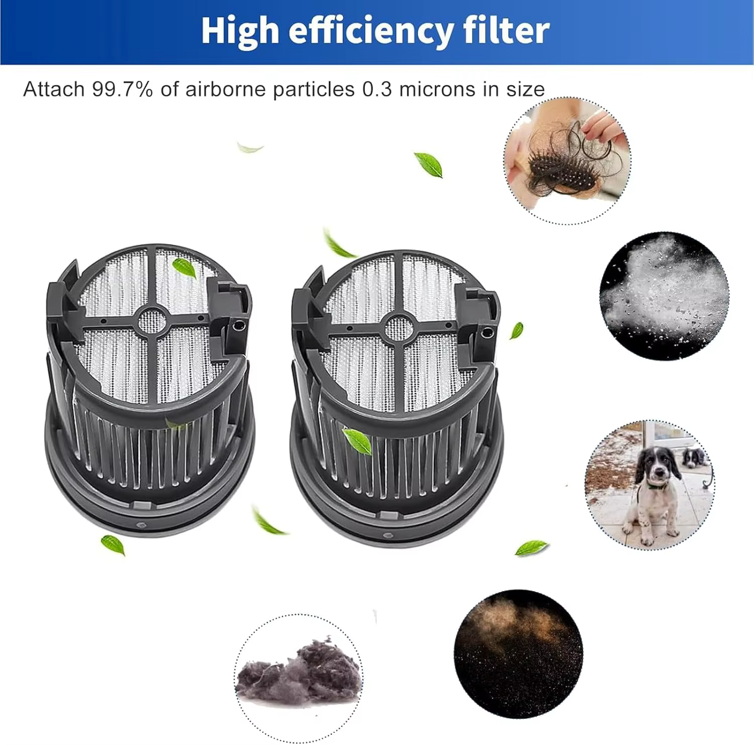 Rouleau d'aspirateur pour Dreame H14 Dual / H14 Pro / H14 / H20 Pro Plus / H20 Ultra / H30 Ultra, accessoires de filtre Hepa