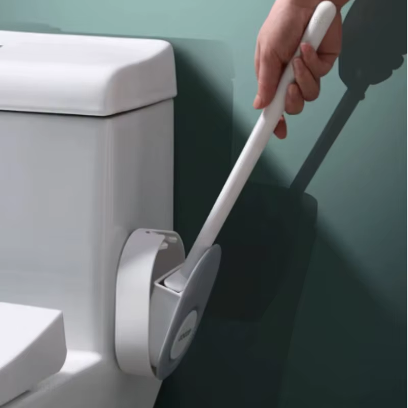 Brosse de toilette murale sans perçage