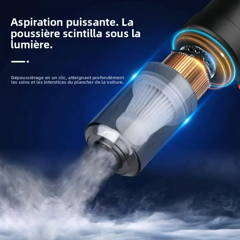 Aspirateur de voiture sans fil haute puissance