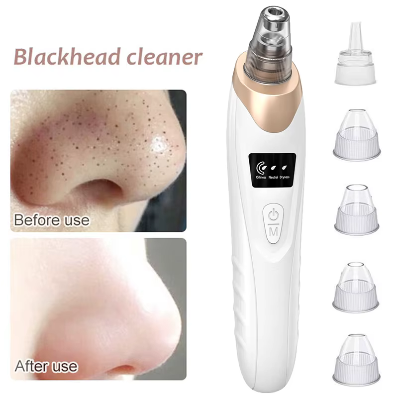 Aspirateur électrique pour points noirs, appareil de nettoyage profond des pores, outils de soin de la peau du visage.