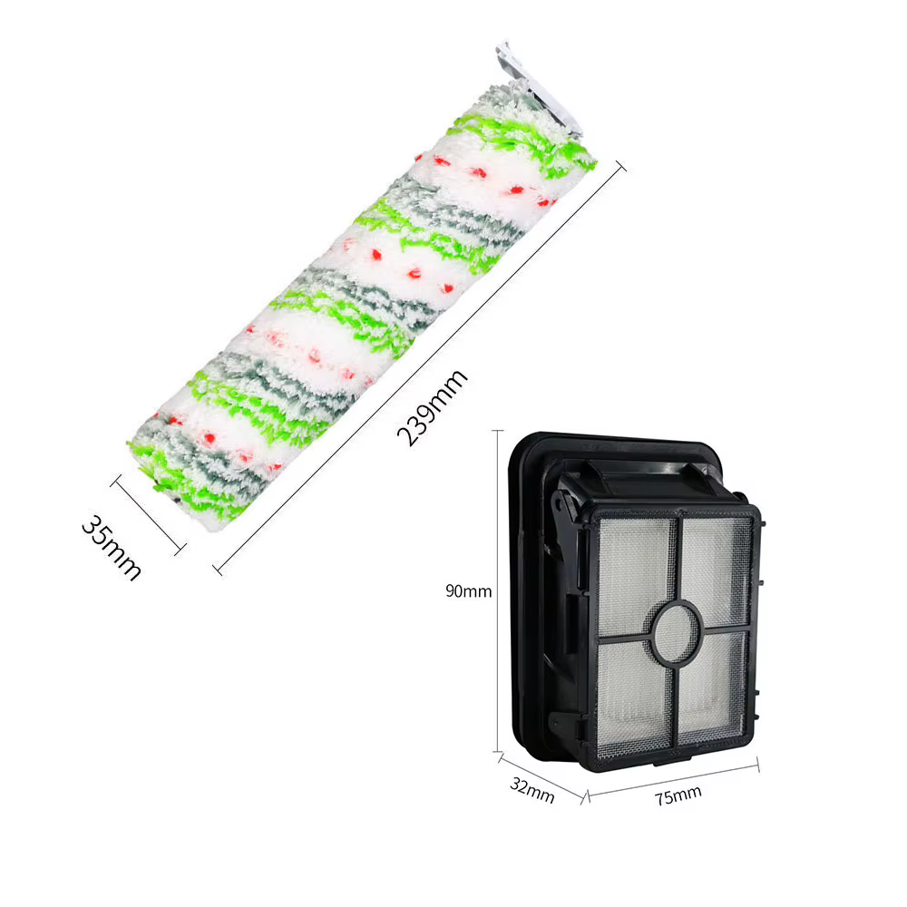 HEPA Pound-Brosses à rouleau principal pour Bissell Crosswave