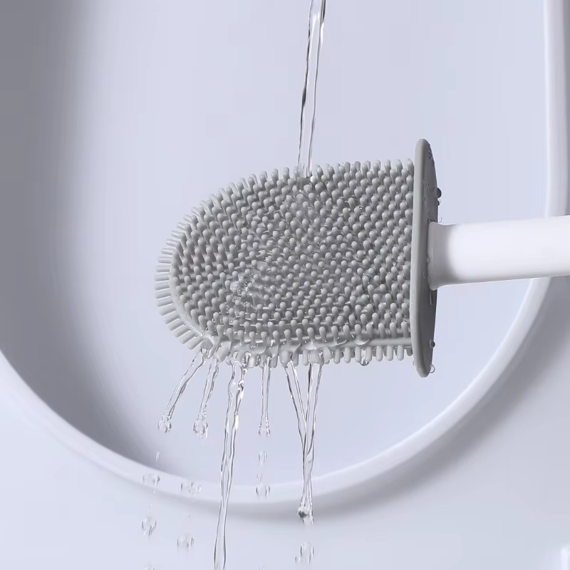 Ensemble de brosses WC en silicone