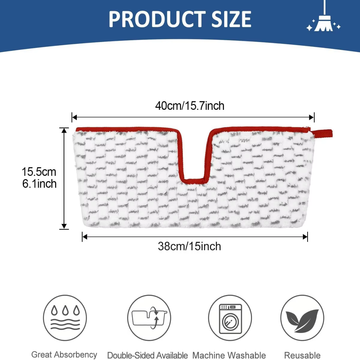 Tampons de vadrouille de pulvérisation de remplacement pour Vileda/o-cedar Promist MAX