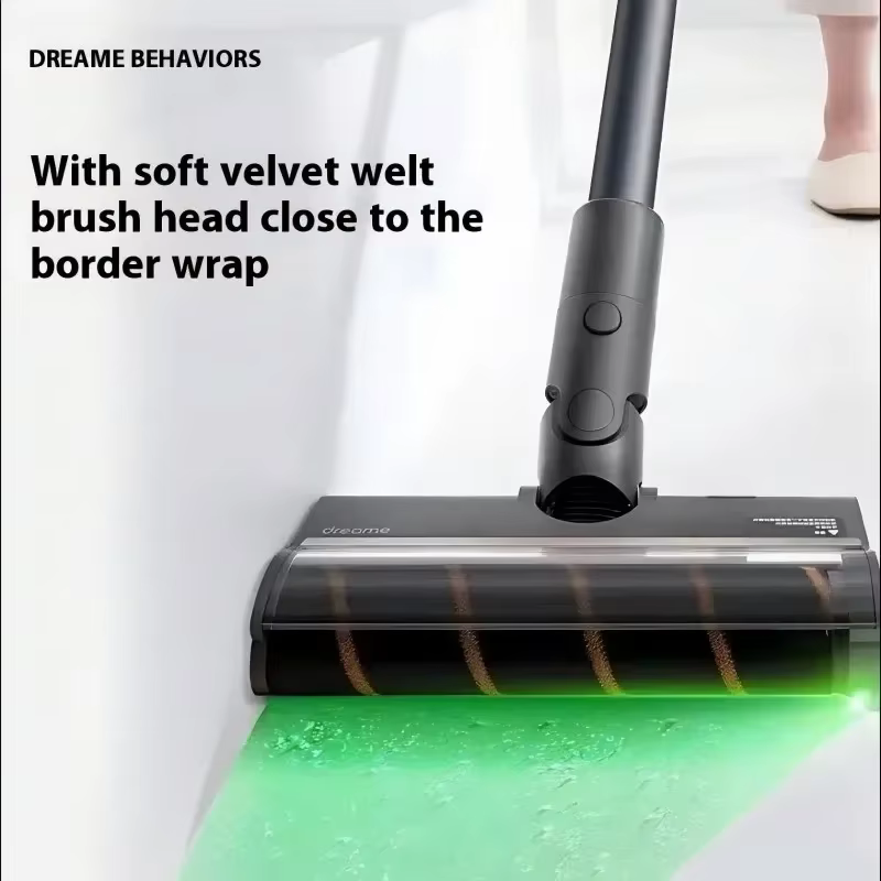 Brosse rotative Dreame V16S V12S V11 V12 T10 T20 T30 T20pro T30NEO V16 V12pro avec LED verte et tête