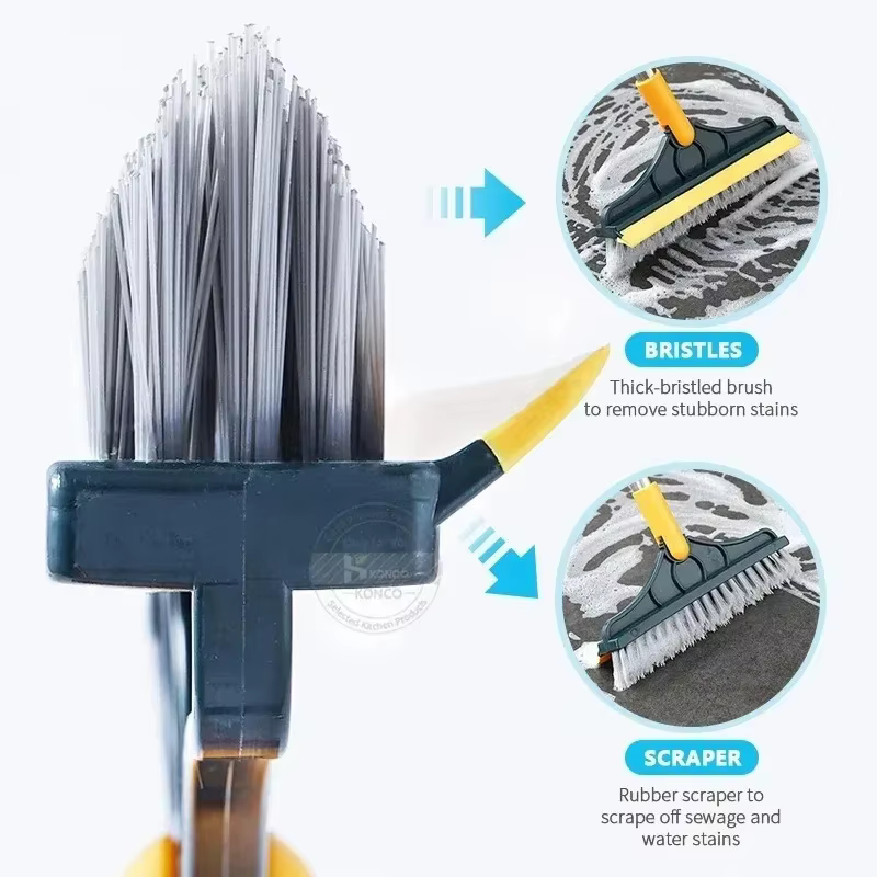 Brosse de sol rotative 2 en 1