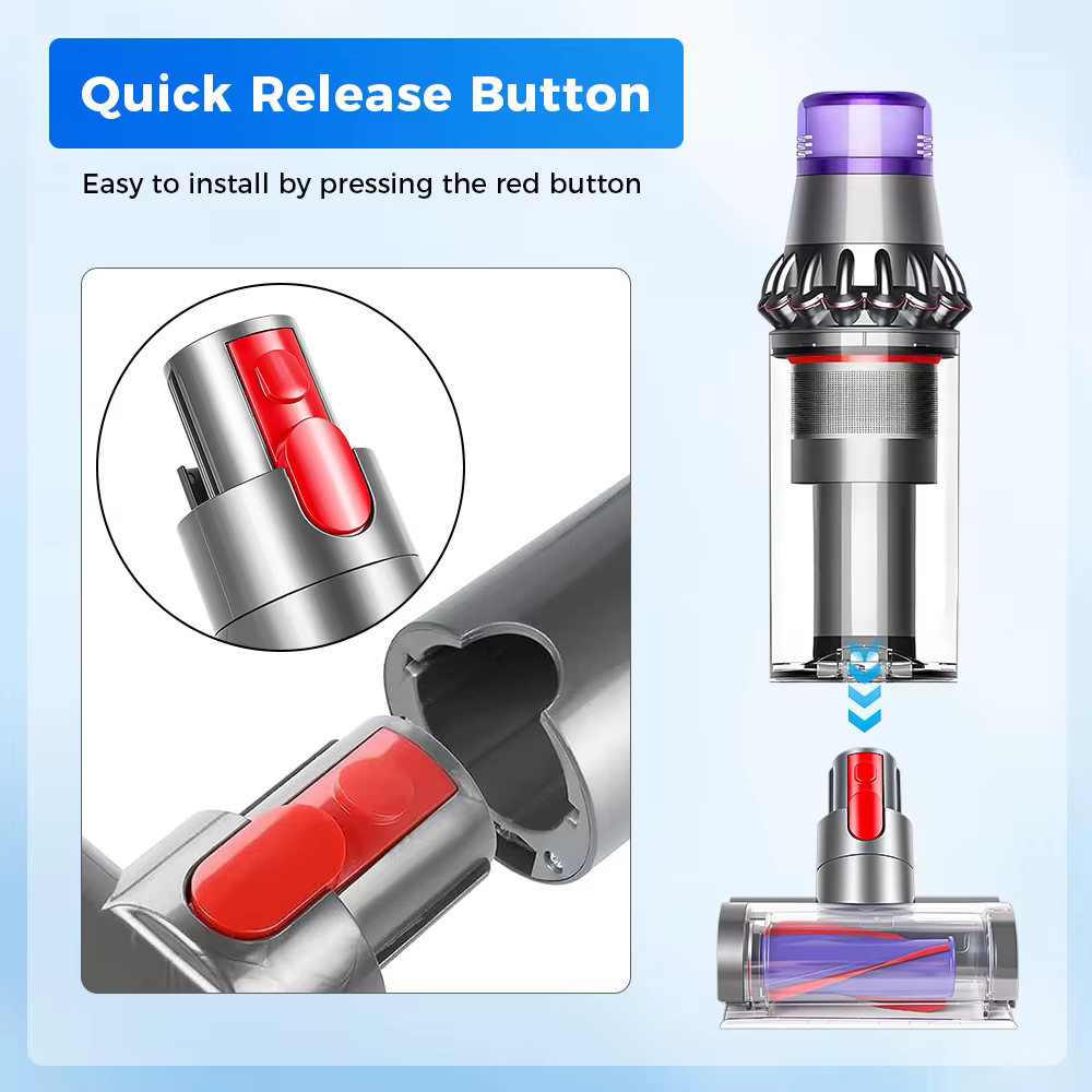 Buse anti-acariens pour aspirateur Dyson V7 V8 V10 V11 V15 SV10 SV12 SV14