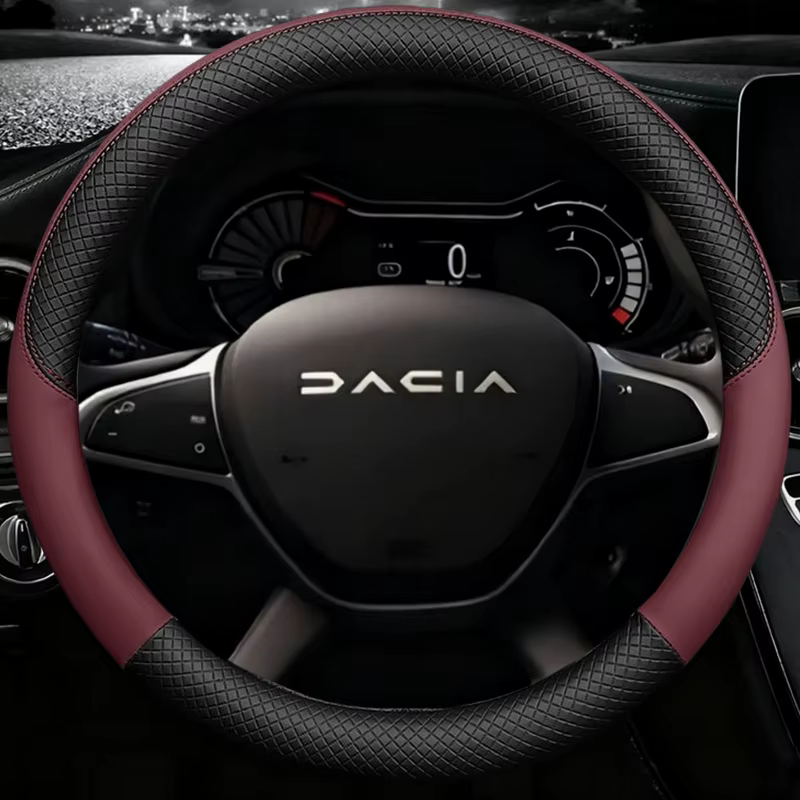 Housse de volant de voiture pour Dacia Logan Sandero Duster Lodgy Jogger Dokker printemps 2017 – 2024, accessoires automobiles