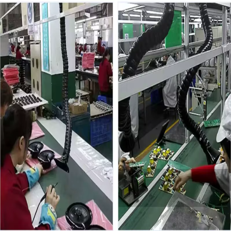 Tuyau de ventilateur d'échappement de fumée Flexible
