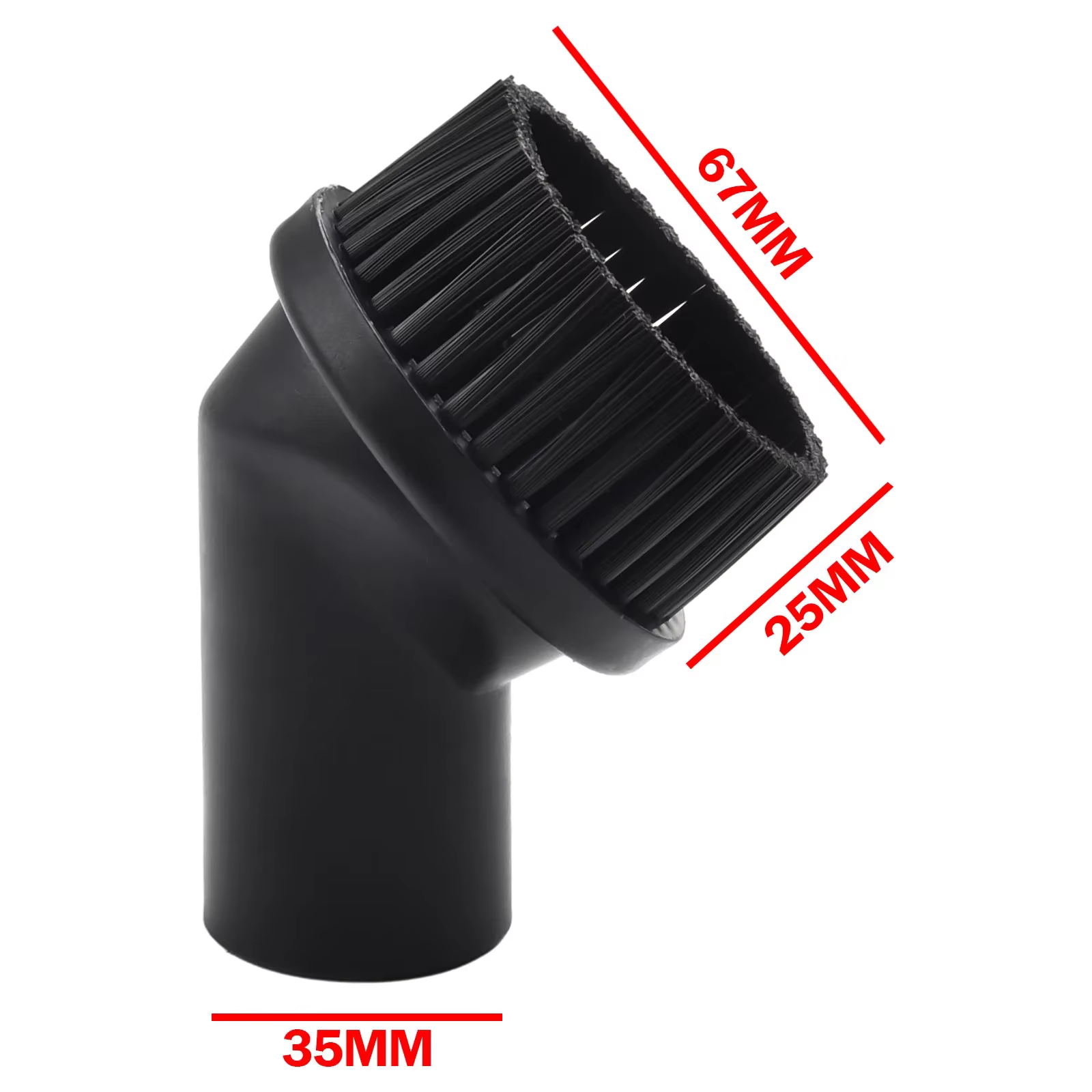 Brosse ronde pour gaz Bosch, tuyau d'aspirateur et rallonge, compatible avec l'aspirateur, outil de dépoussiérage, accessoires de brosse, 35mm