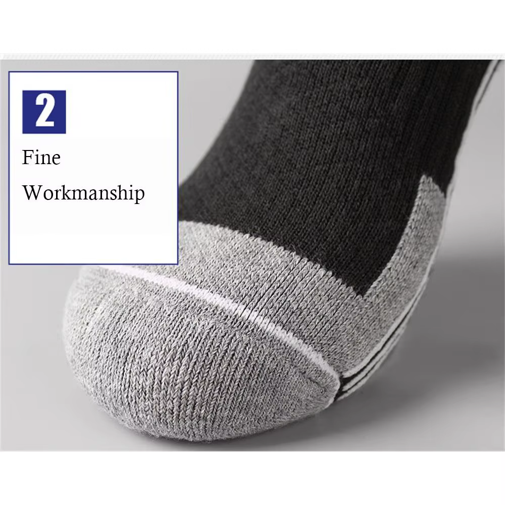 Chaussettes de Ski chaudes d'hiver, antidérapantes, épaisses, respirantes, à Compression, pour Snowboard, thermiques, évacuant l'humidité, hautes