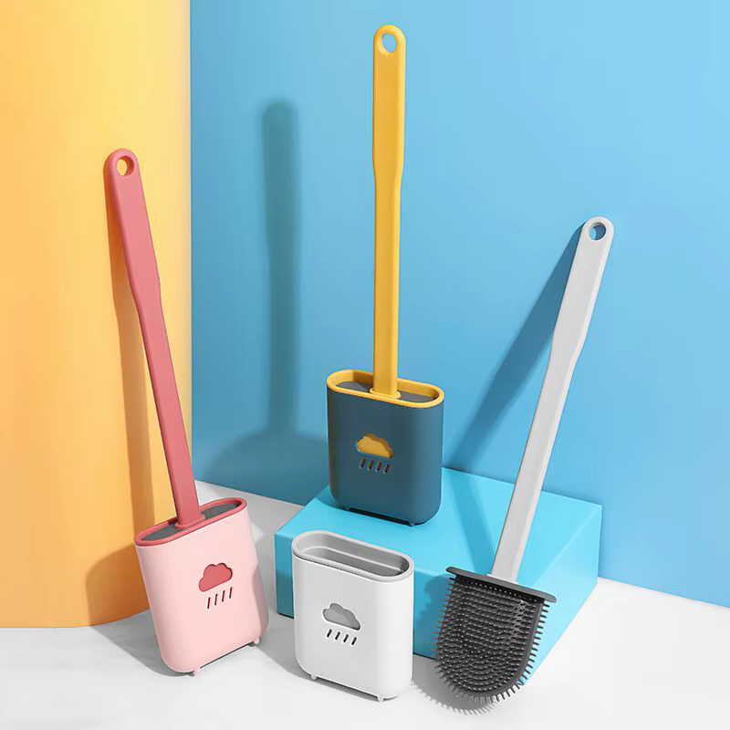 Brosse de toilette en Silicone Wc