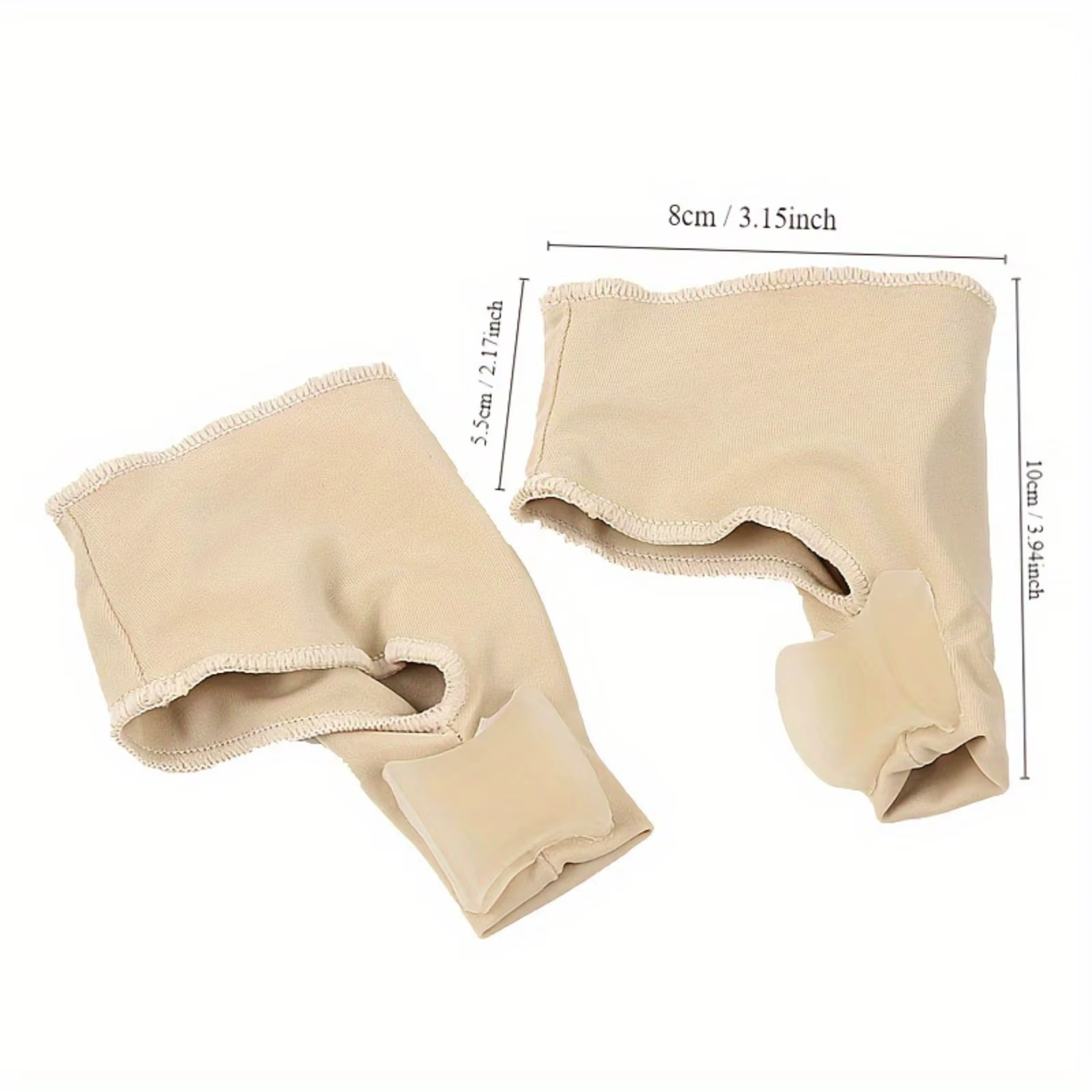 Insert de poignée de pied et coussin en Gel, 2 pièces, fait avec un matériau élastique, outil de soin des pieds pour hommes et femmes, facile à mettre, lavage à la main uniquement