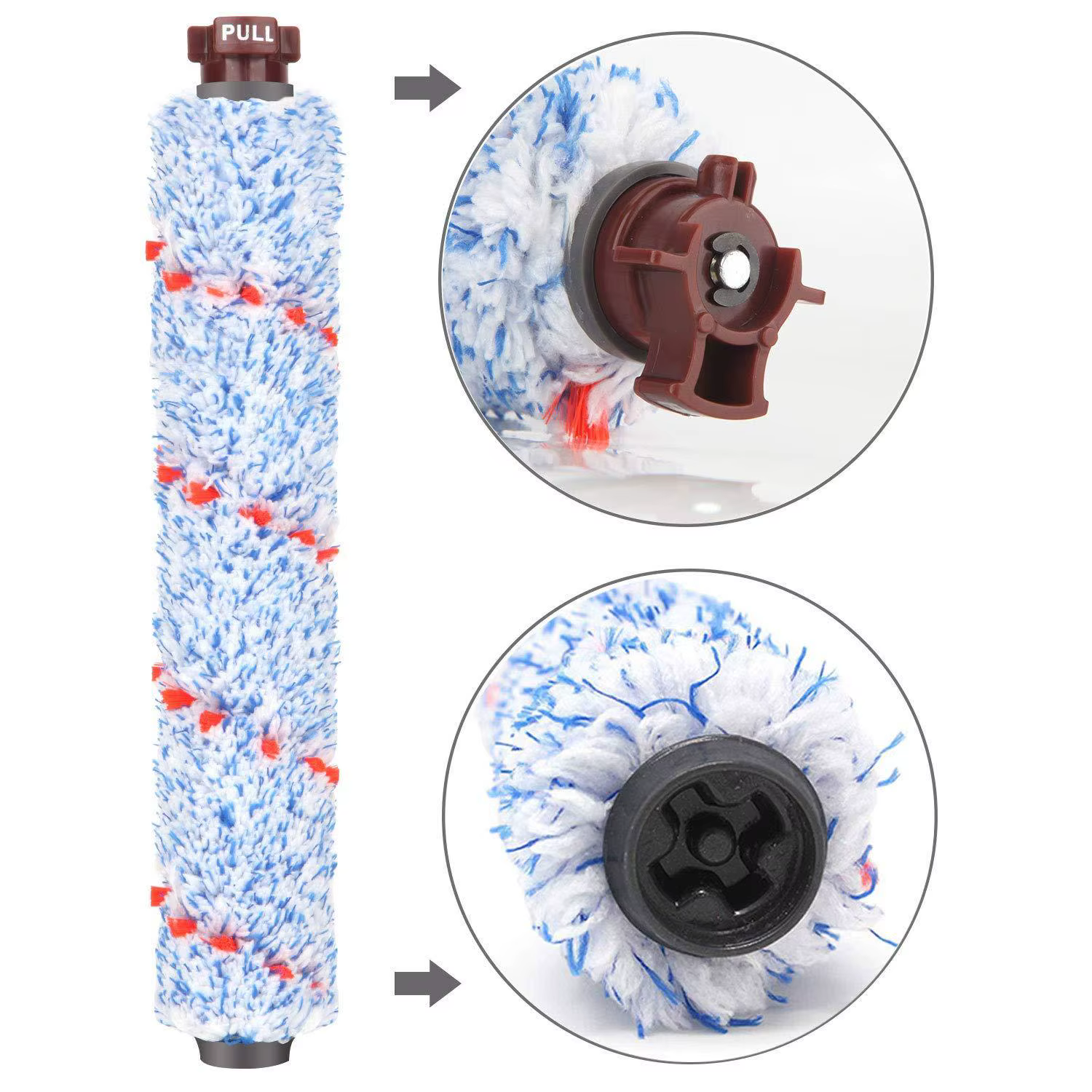 Rouleau brosse 1868 2460 1934 et filtre 1866 pour aspirateur Bissell Crosswave 3555N 17132 2225N 3888A 2306A 1785 série 1785A