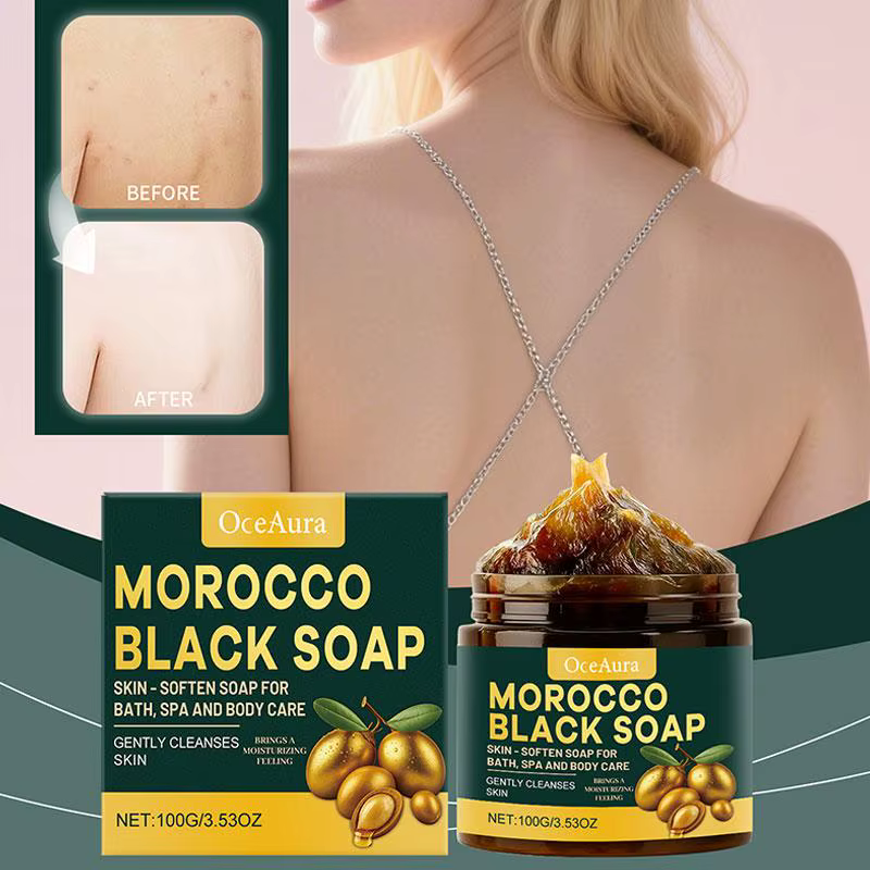 Savon noir marocain, nettoyage en profondeur