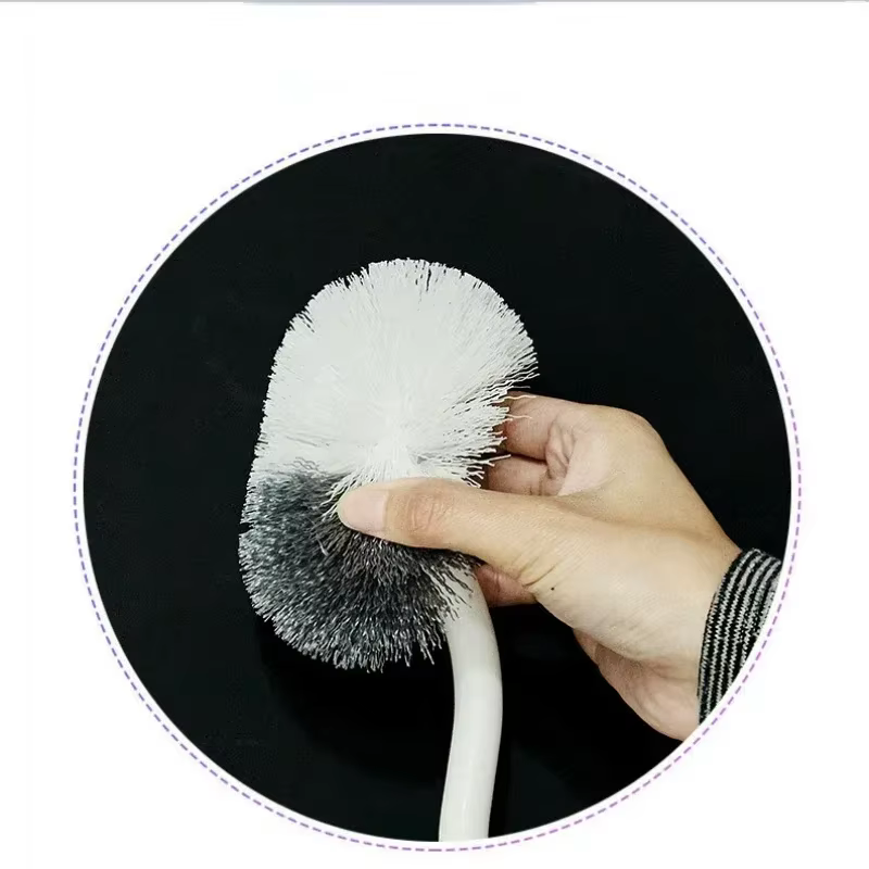 Brosse de toilette murale en silicone
