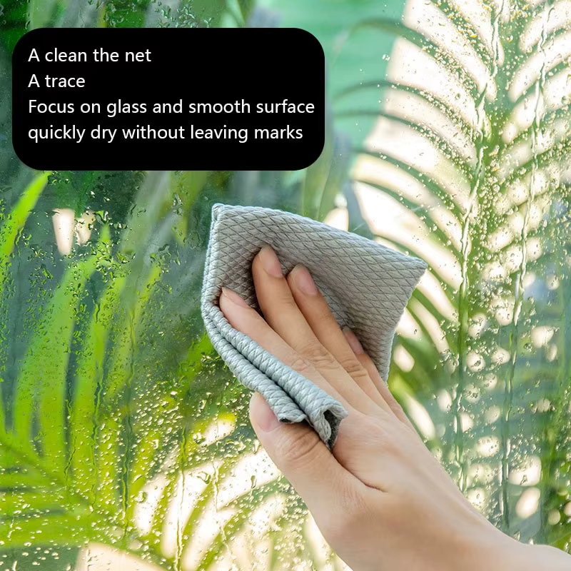 Serviette absorbante en verre sans trace pour la cuisine