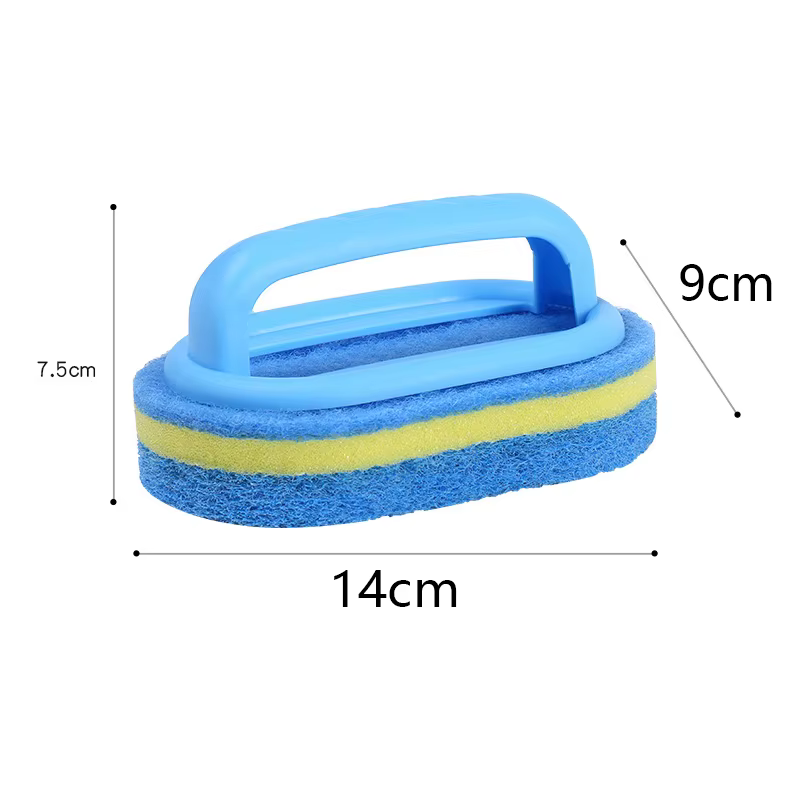 Brosse de nettoyage en éponge avec poignée