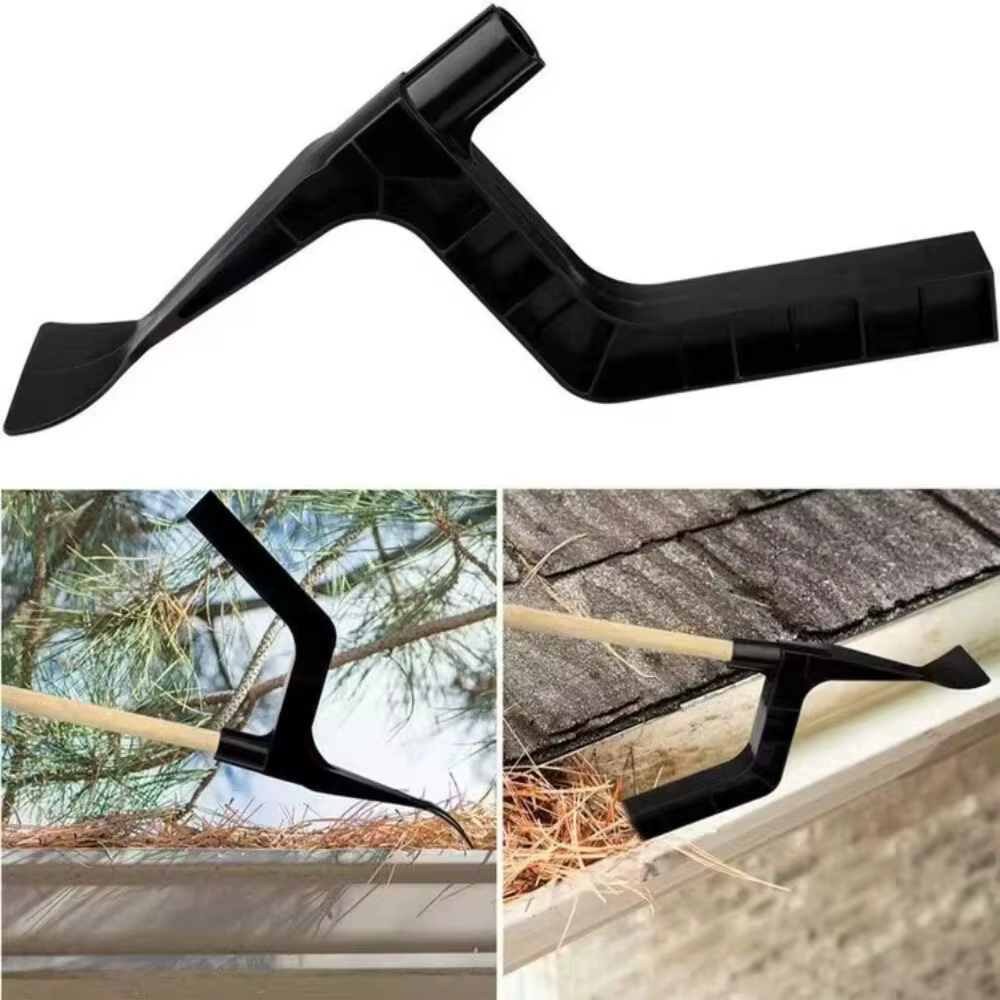 Brosse de nettoyage de gouttière télescopique extensible