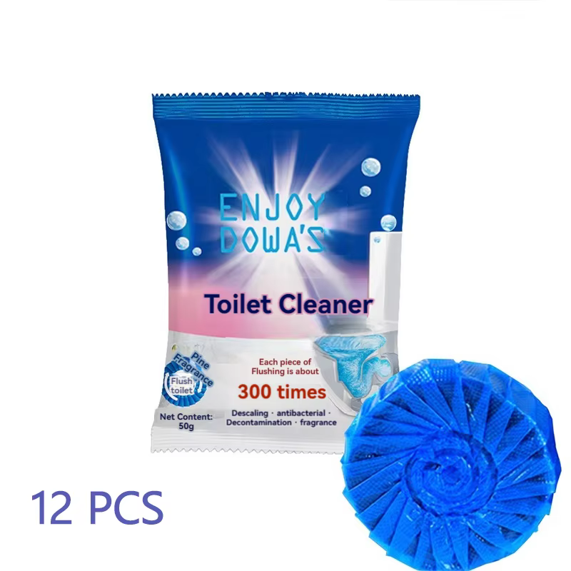 Paquet de 3/6/12 comprimés nettoyants pour cuvette de toilette