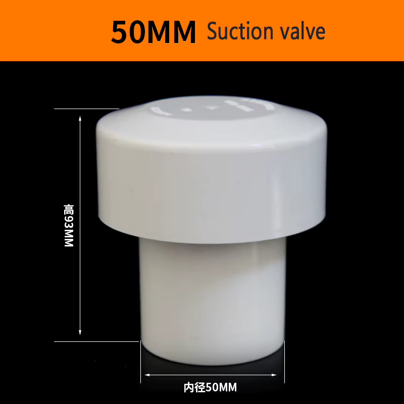 Tuyau de Drainage de Valve d'aspiration en PVC de haute qualité