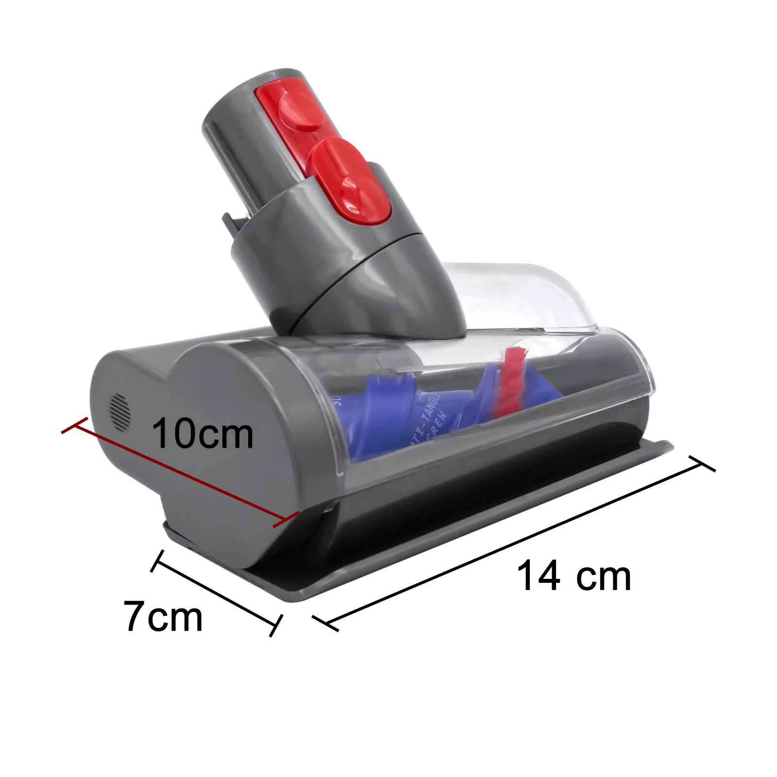 Mini tête de brosse motorisée Anti-emmêlement