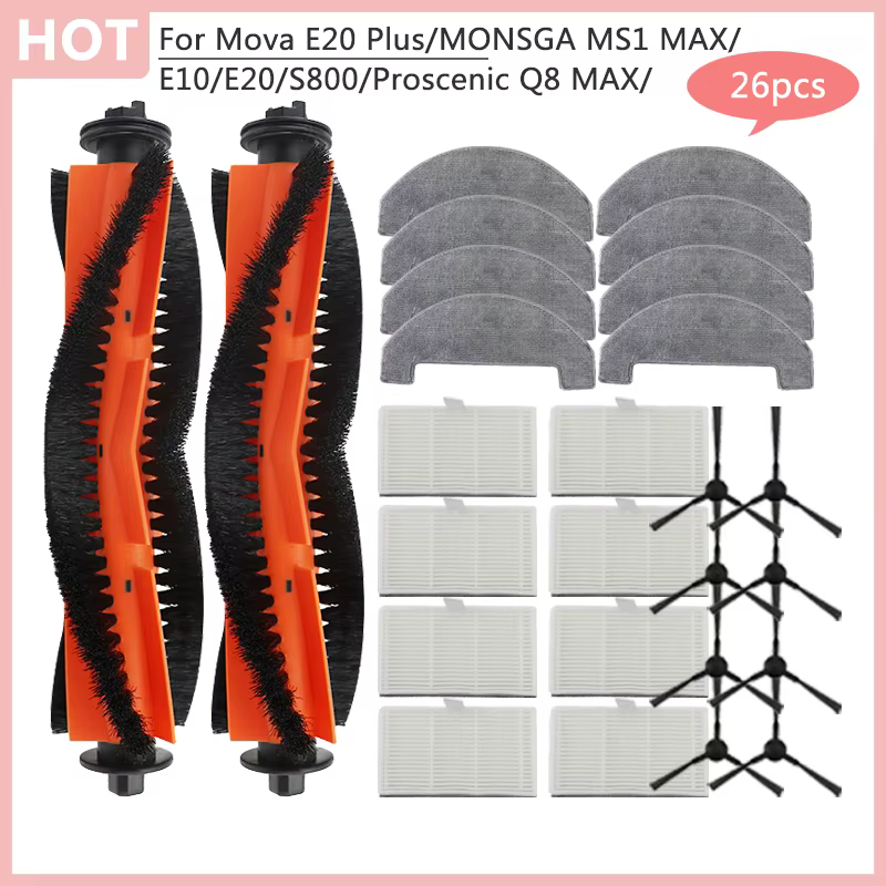 Proscenic Q8 MAX Ultenic T10 Lite – brosse latérale principale